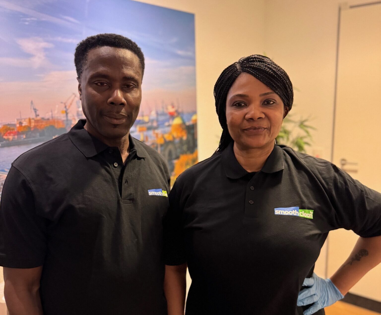 Linda und George, festes Reinigungsteam von Smooth Clean